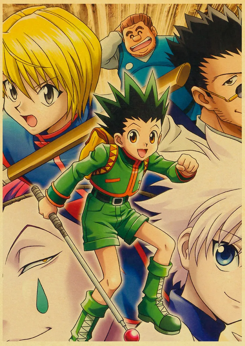 Poster Fotográfico Adesivo Anime Hunter X Hunter Kurapika